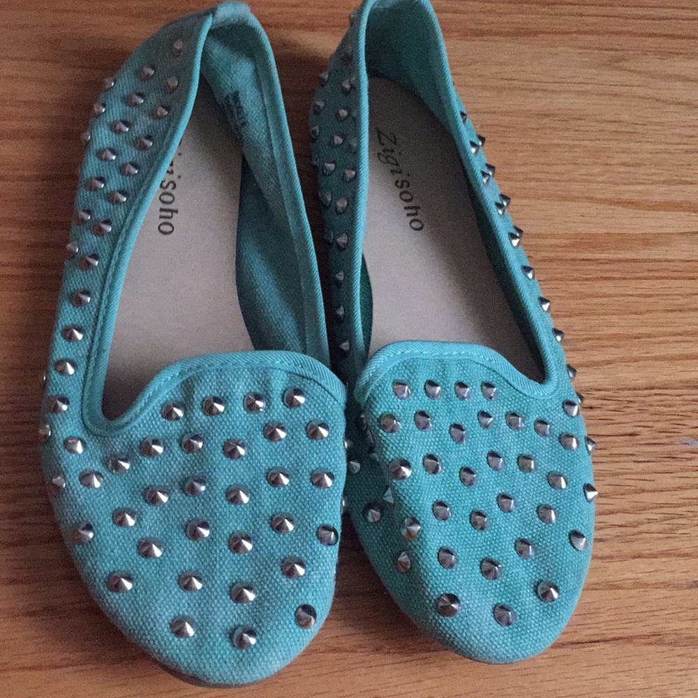 Studded Loafers flats